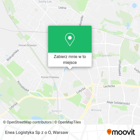 Mapa Enea Logistyka Sp z o O