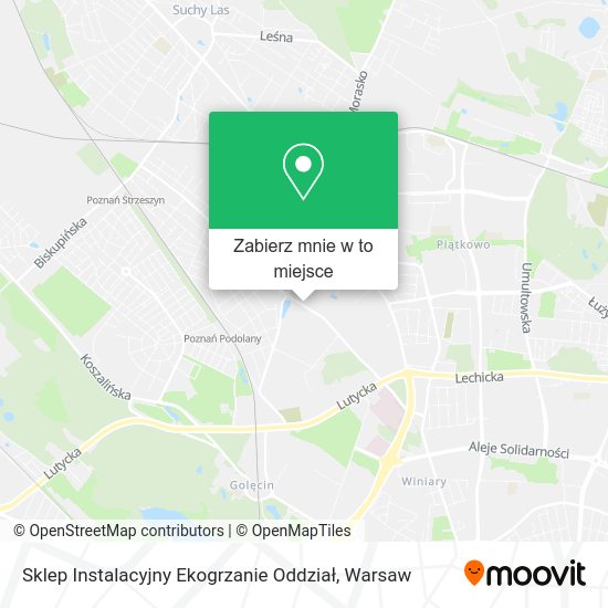 Mapa Sklep Instalacyjny Ekogrzanie Oddział