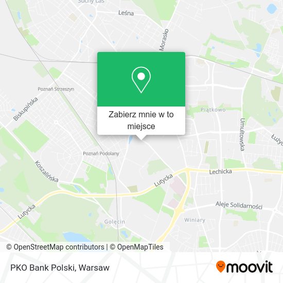 Mapa PKO Bank Polski