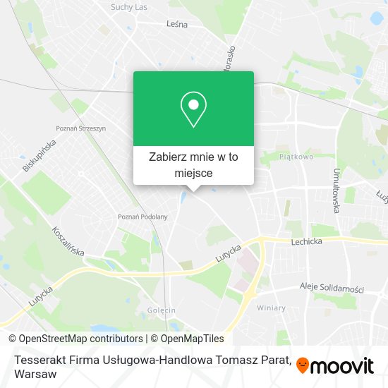 Mapa Tesserakt Firma Usługowa-Handlowa Tomasz Parat