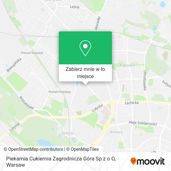 Mapa Piekarnia Cukiernia Zagrodnicza Góra Sp z o O