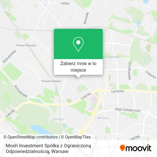 Mapa Mosh Investment Spółka z Ograniczoną Odpowiedzialnością