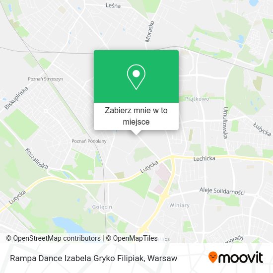 Mapa Rampa Dance Izabela Gryko Filipiak