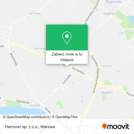 Mapa Hammer sp. z o.o.