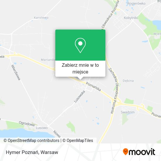 Mapa Hymer Poznań