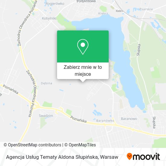 Mapa Agencja Usług Tematy Aldona Słupińska