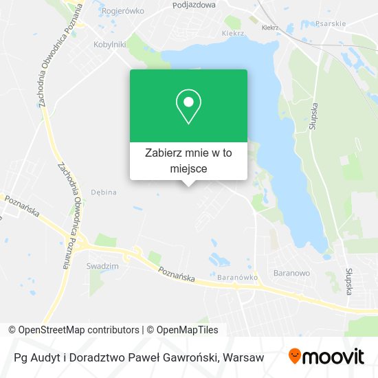 Mapa Pg Audyt i Doradztwo Paweł Gawroński