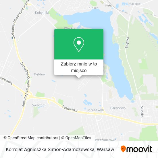 Mapa Korrelat Agnieszka Simon-Adamczewska