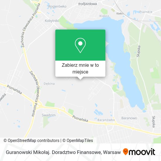 Mapa Guranowski Mikołaj. Doradztwo Finansowe