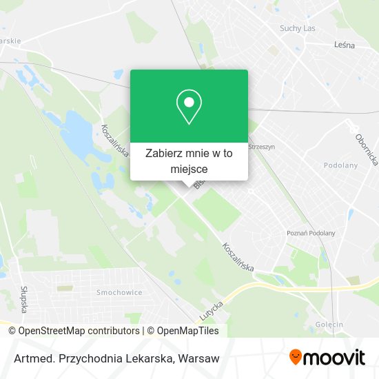 Mapa Artmed. Przychodnia Lekarska