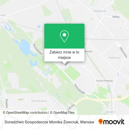 Mapa Doradztwo Gospodarcze Monika Żowciuk