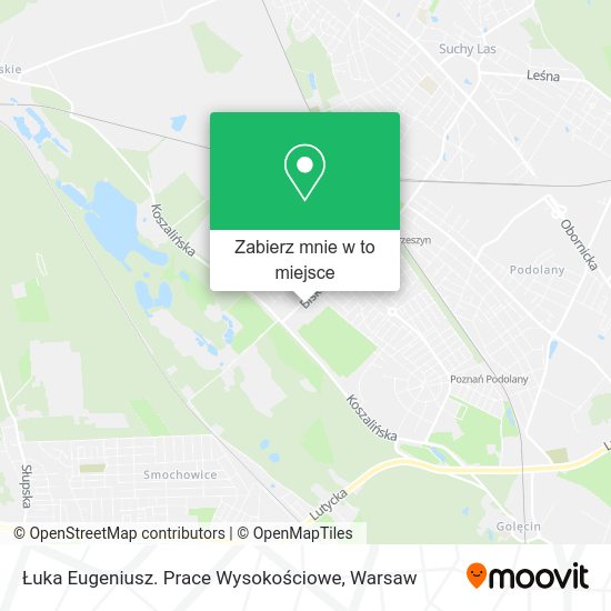 Mapa Łuka Eugeniusz. Prace Wysokościowe