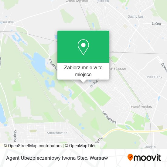 Mapa Agent Ubezpieczeniowy Iwona Stec