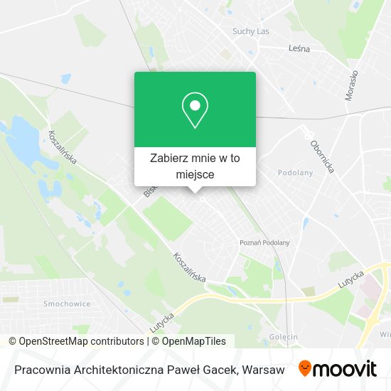 Mapa Pracownia Architektoniczna Paweł Gacek