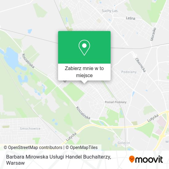 Mapa Barbara Mirowska Usługi Handel Buchalterzy