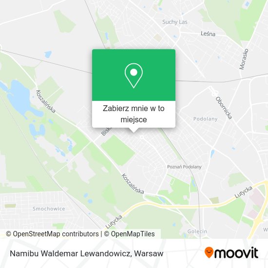 Mapa Namibu Waldemar Lewandowicz