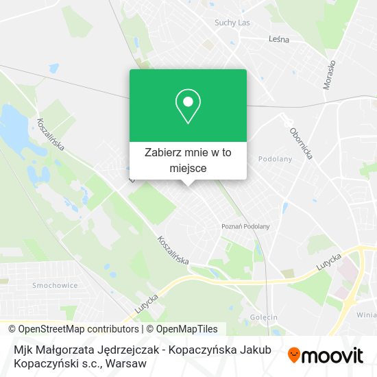 Mapa Mjk Małgorzata Jędrzejczak - Kopaczyńska Jakub Kopaczyński s.c.