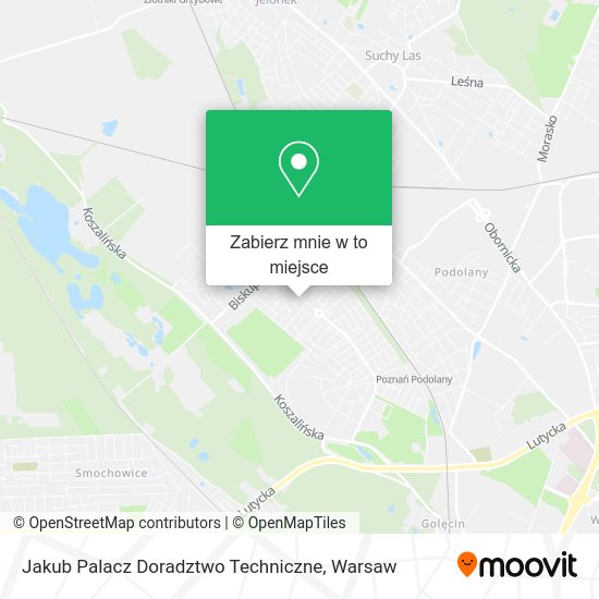 Mapa Jakub Palacz Doradztwo Techniczne