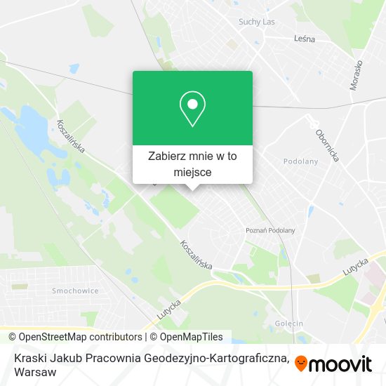 Mapa Kraski Jakub Pracownia Geodezyjno-Kartograficzna