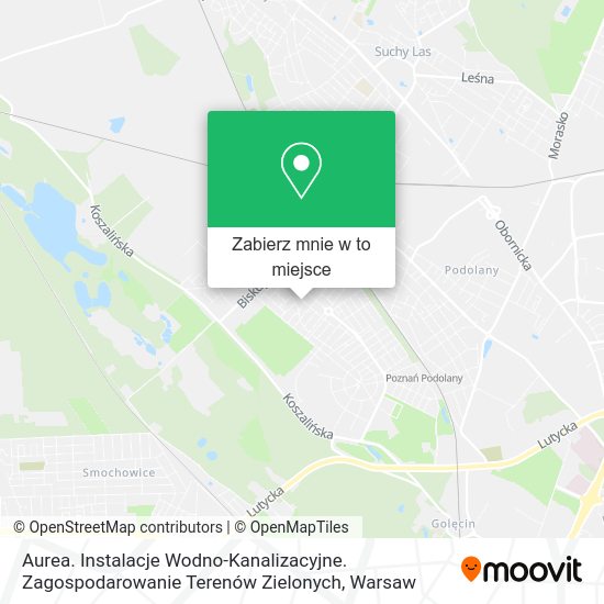 Mapa Aurea. Instalacje Wodno-Kanalizacyjne. Zagospodarowanie Terenów Zielonych