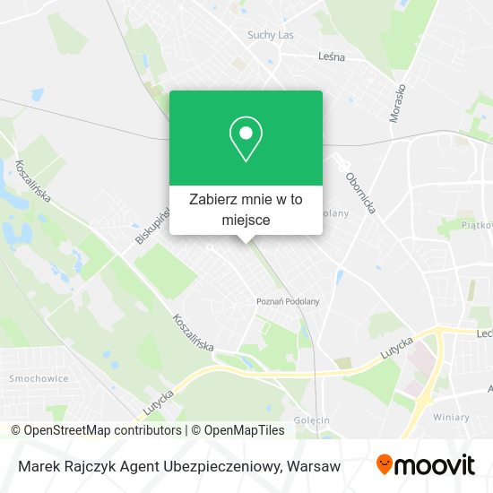 Mapa Marek Rajczyk Agent Ubezpieczeniowy