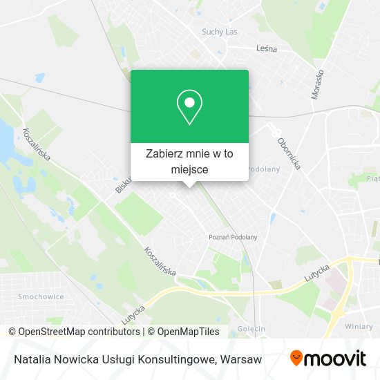 Mapa Natalia Nowicka Usługi Konsultingowe