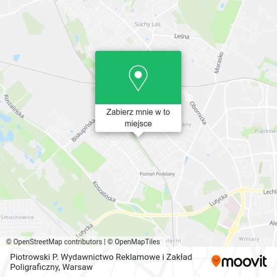 Mapa Piotrowski P. Wydawnictwo Reklamowe i Zakład Poligraficzny