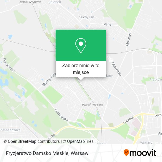 Mapa Fryzjerstwo Damsko Meskie