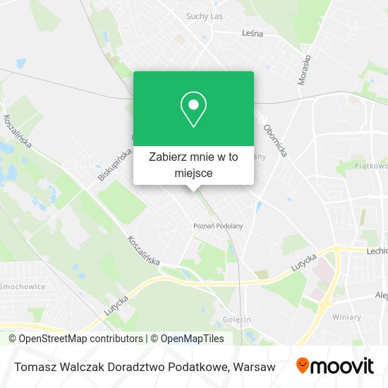 Mapa Tomasz Walczak Doradztwo Podatkowe