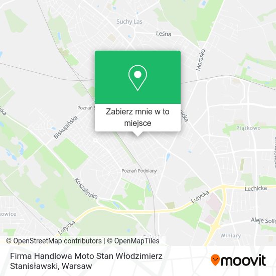 Mapa Firma Handlowa Moto Stan Włodzimierz Stanisławski