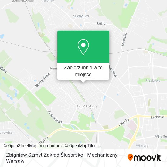 Mapa Zbigniew Szmyt Zakład Ślusarsko - Mechaniczny