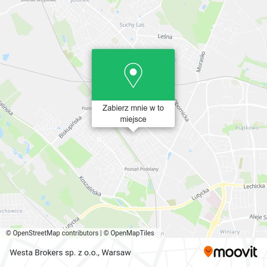 Mapa Westa Brokers sp. z o.o.