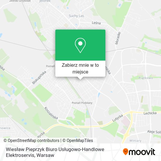 Mapa Wiesław Pieprzyk Biuro Usługowo-Handlowe Elektroservis