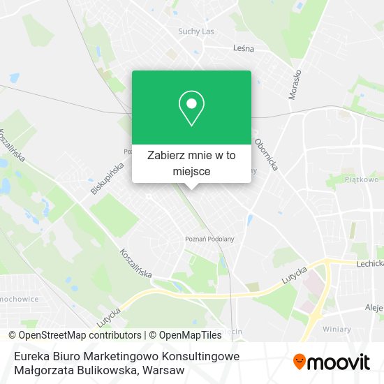 Mapa Eureka Biuro Marketingowo Konsultingowe Małgorzata Bulikowska