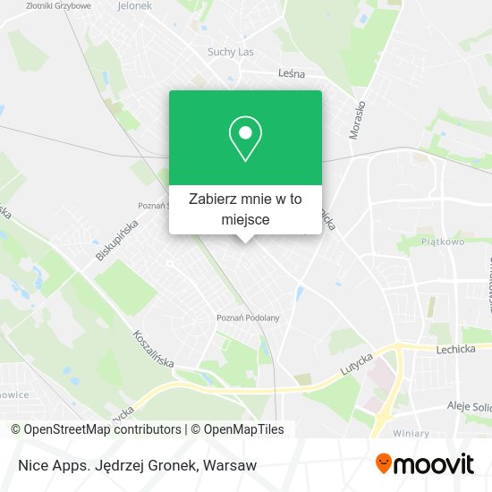 Mapa Nice Apps. Jędrzej Gronek