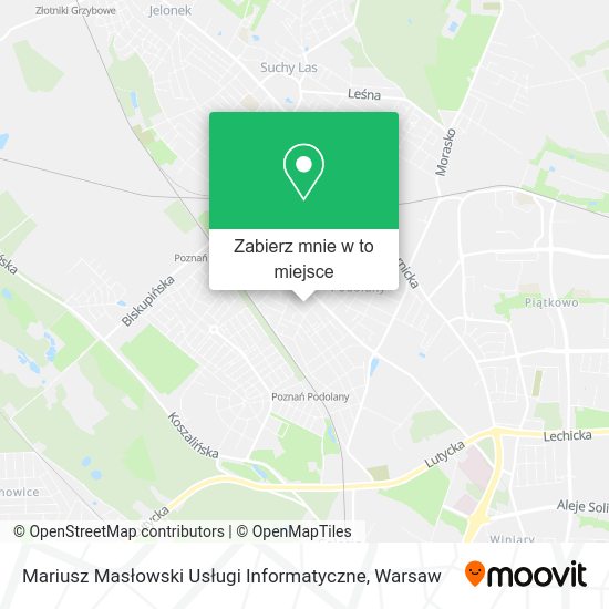 Mapa Mariusz Masłowski Usługi Informatyczne