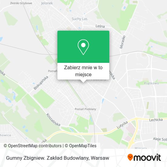 Mapa Gumny Zbigniew. Zakład Budowlany