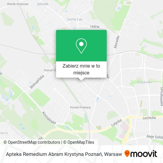 Mapa Apteka Remedium Abram Krystyna Poznań