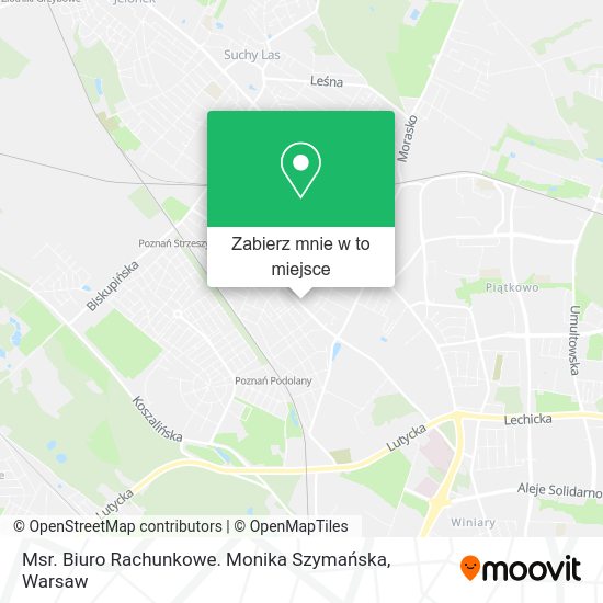 Mapa Msr. Biuro Rachunkowe. Monika Szymańska