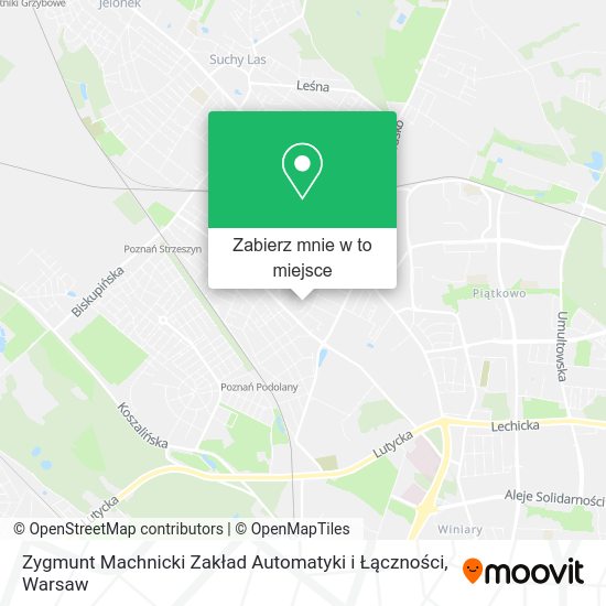 Mapa Zygmunt Machnicki Zakład Automatyki i Łączności