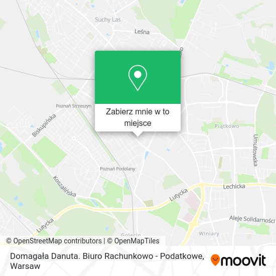 Mapa Domagała Danuta. Biuro Rachunkowo - Podatkowe