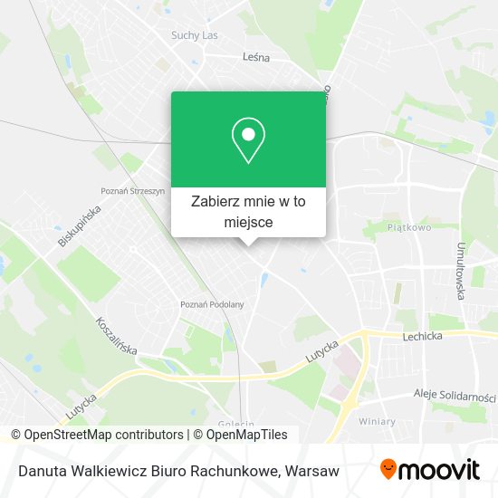 Mapa Danuta Walkiewicz Biuro Rachunkowe