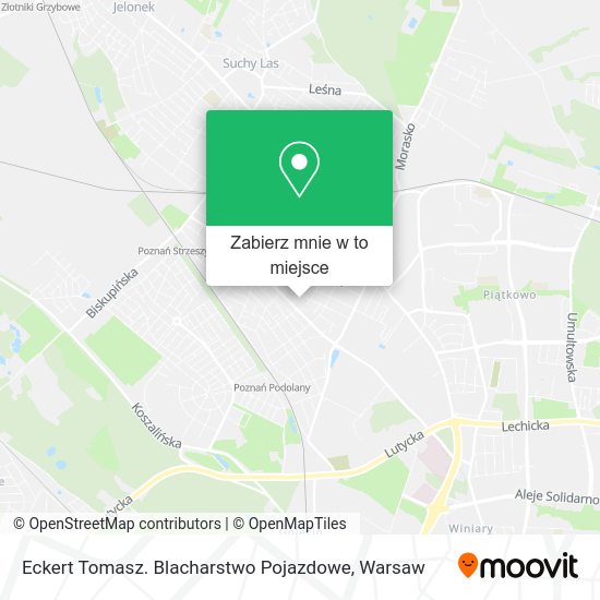 Mapa Eckert Tomasz. Blacharstwo Pojazdowe