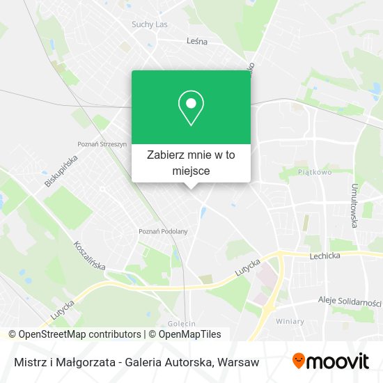 Mapa Mistrz i Małgorzata - Galeria Autorska