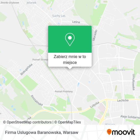 Mapa Firma Uslugowa Baranowska