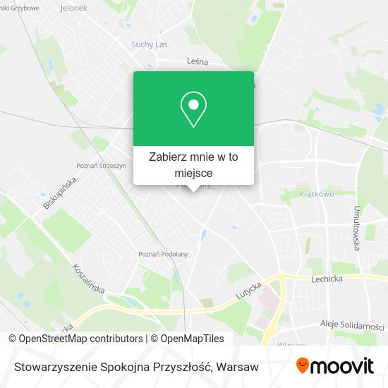 Mapa Stowarzyszenie Spokojna Przyszłość