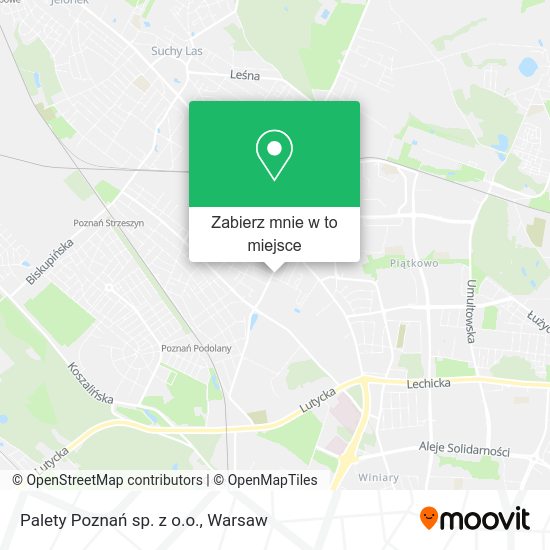 Mapa Palety Poznań sp. z o.o.