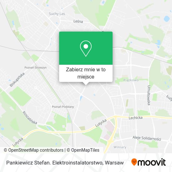 Mapa Pankiewicz Stefan. Elektroinstalatorstwo