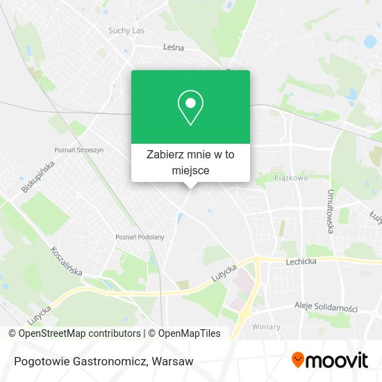 Mapa Pogotowie Gastronomicz