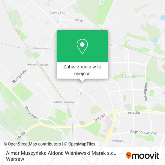 Mapa Almar Muszyńska Aldona Wiśniewski Marek s.c.